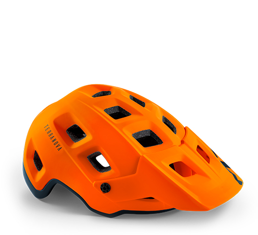 mtb helmet orange