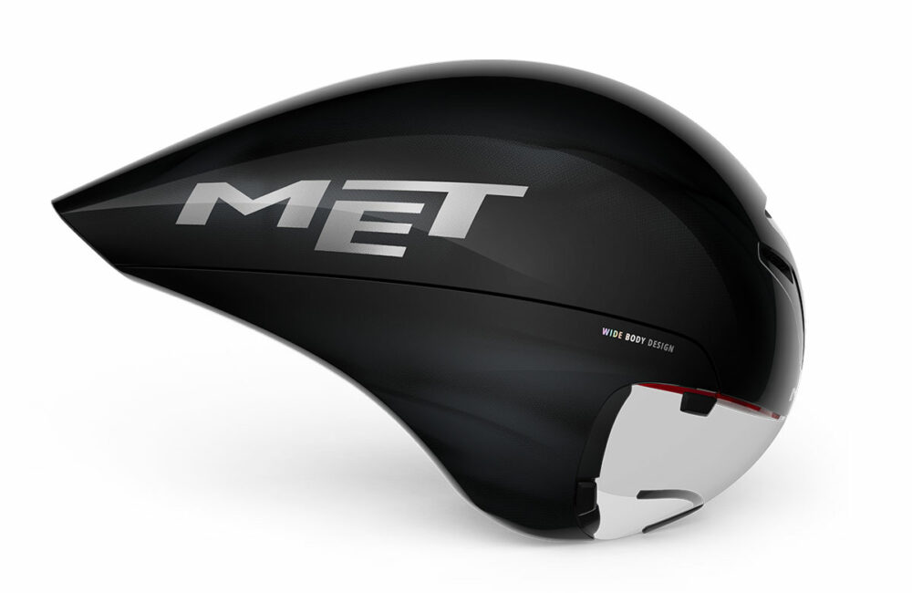 MET Drone Wide Body Aero Helmet for Triathlon and Time Trial