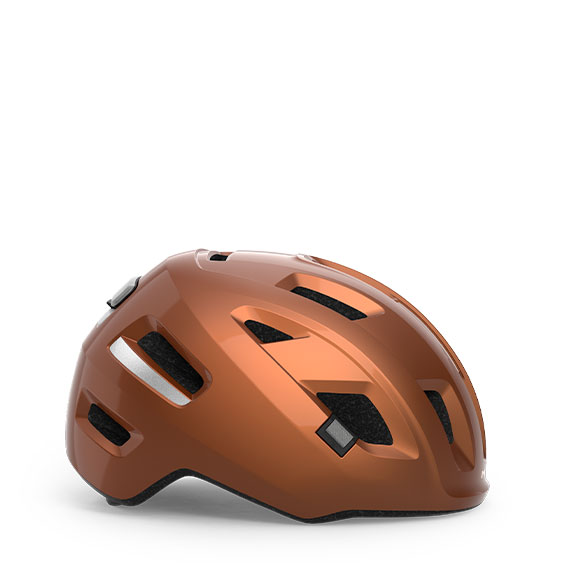 MET E-Mob is an E-Bike Urban Helmet with Rear USB LED light and it is NTA 8776 Certified.