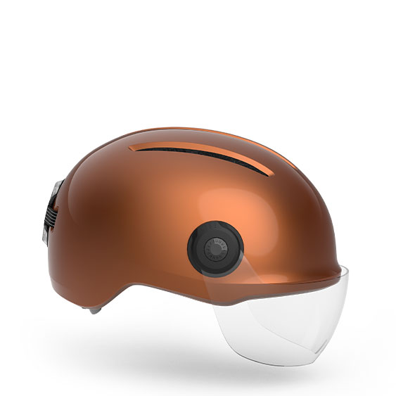 MET Vibe On Mips is an E-Bike Urban Helmet with rear USB LED light and high-durability adjustable windshield visor. It is NTA 8776 Certified.