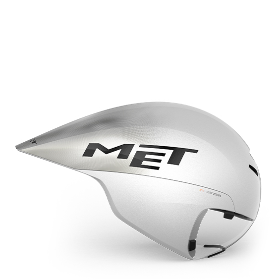 MET Drone Wide Body II, Aero Helmet for Triathlon and Time Trial