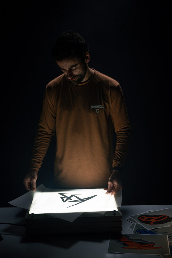 MET helmets and Kilian Bron reunite to restart their partnership, designing the MTB athlete's new logo to reflect his unique instinct for drawing lines where none exist.