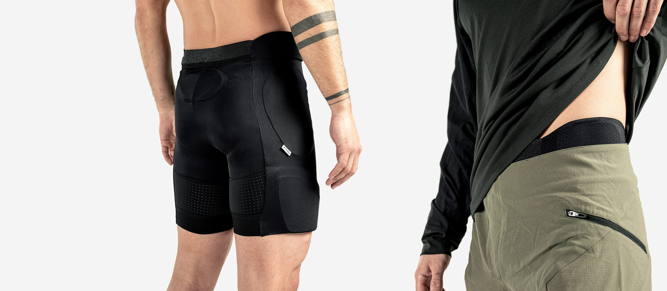 Bluegrass Undershorts Arto Aura – lightweight, breathable MTB protective shorts