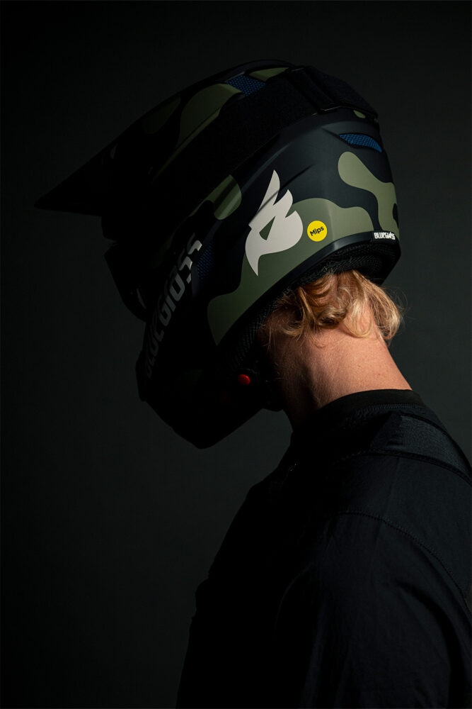 Bluegrass Camo Edition helmets blending seamlessly into the wilderness with camouflage design